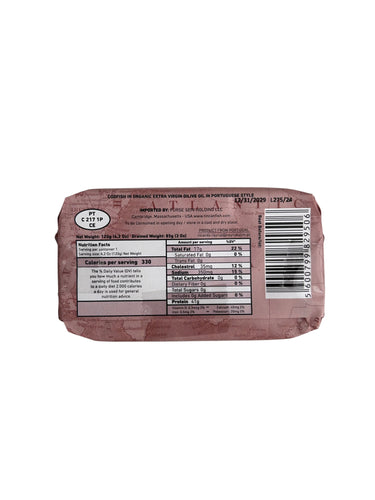 MAR Brand Codfish in Organic EVOO in Portuguese Style  - 6 Pack - TinCanFish